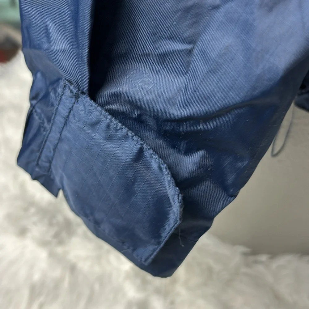 🔥 Tommy Hilfiger Vintage 90s Windbreaker Pullover Jacket Navy M 1/4 Zip Hoodie 🔥 - Picture 13 of 16